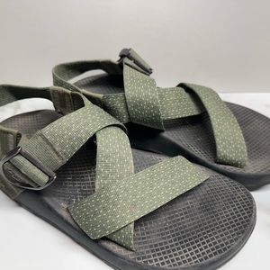 Chaco Men’s Mega Z sandals—Z1 Cloud—Green, size 9, great condition!
